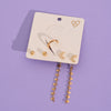 Set De 2 Pares de Topos + 1 Earcuff