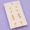 Set De 4 Pares De Aretes