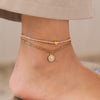 Tobillera Corazón + Aretes