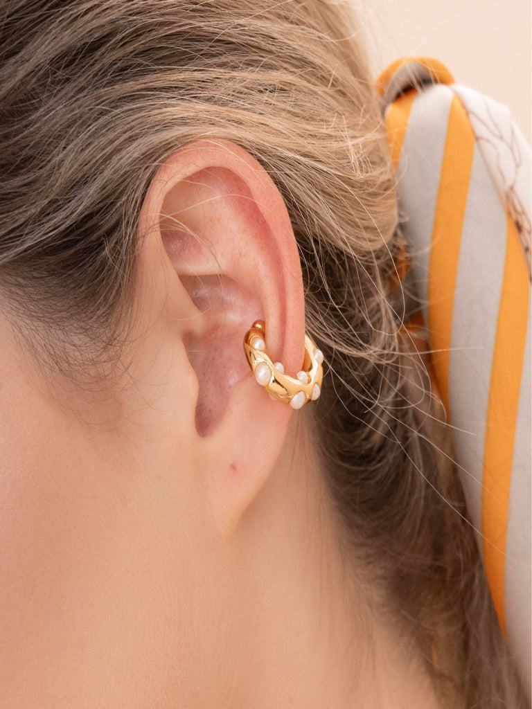 Earcuff Perlas Pop